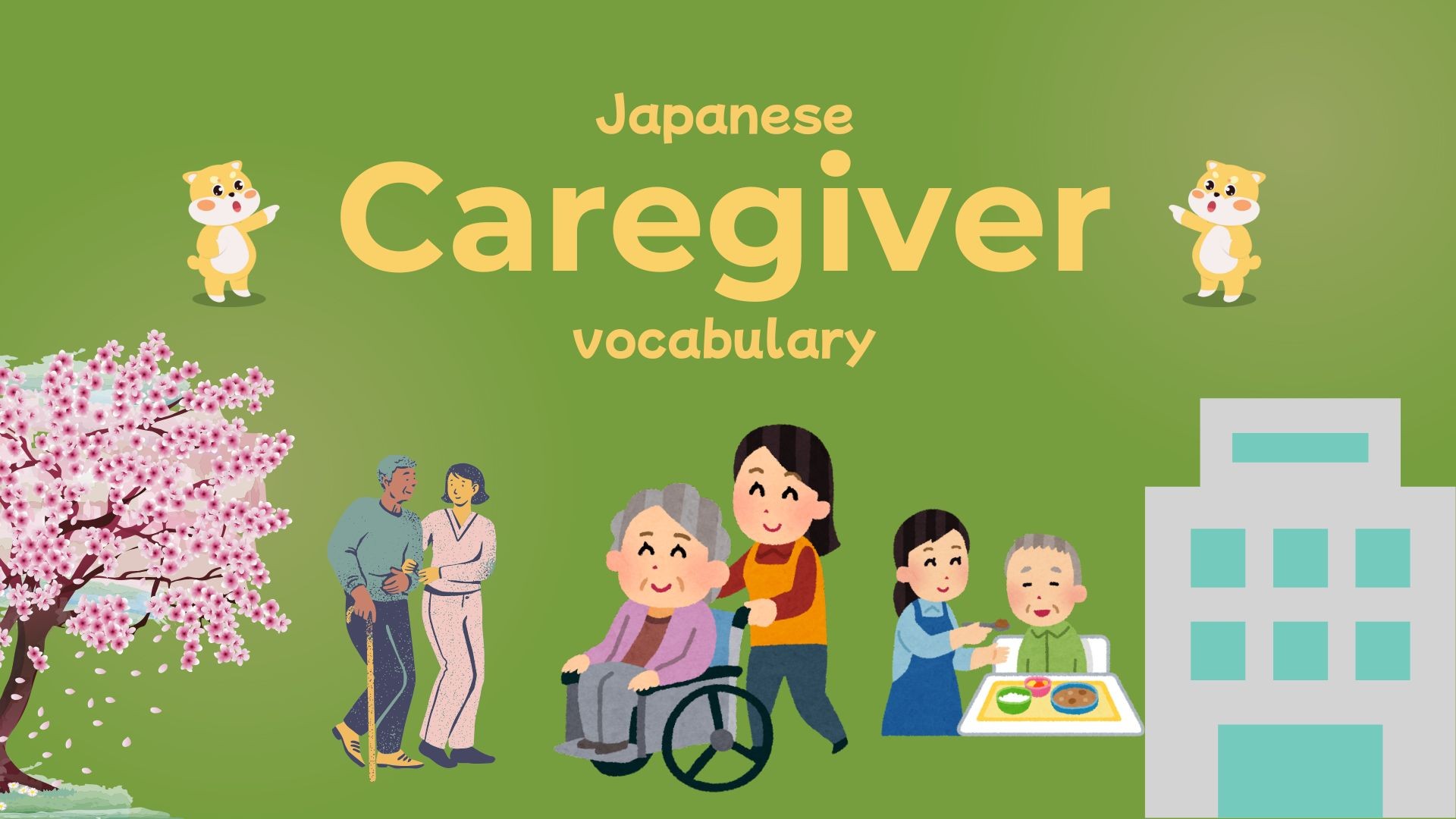 20+Japanese Caregiver Vocabulary - essential daily tasks